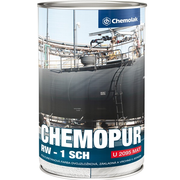 U-2095 CHEMOPUR RW matný RAL 7016 antracit 0,8L
